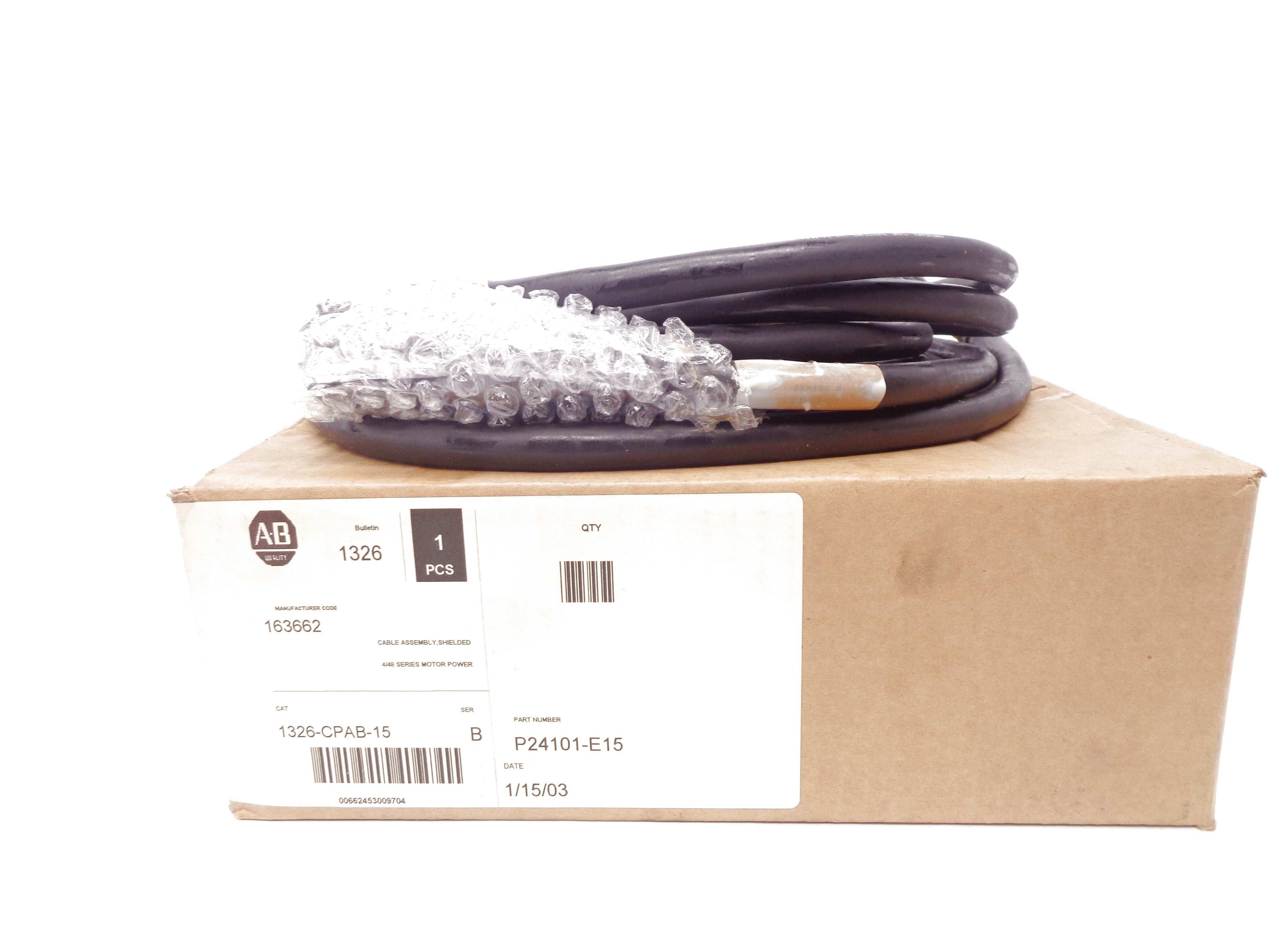 ALLEN BRADLEY 1326-CPAB-15 SER. B NSMP