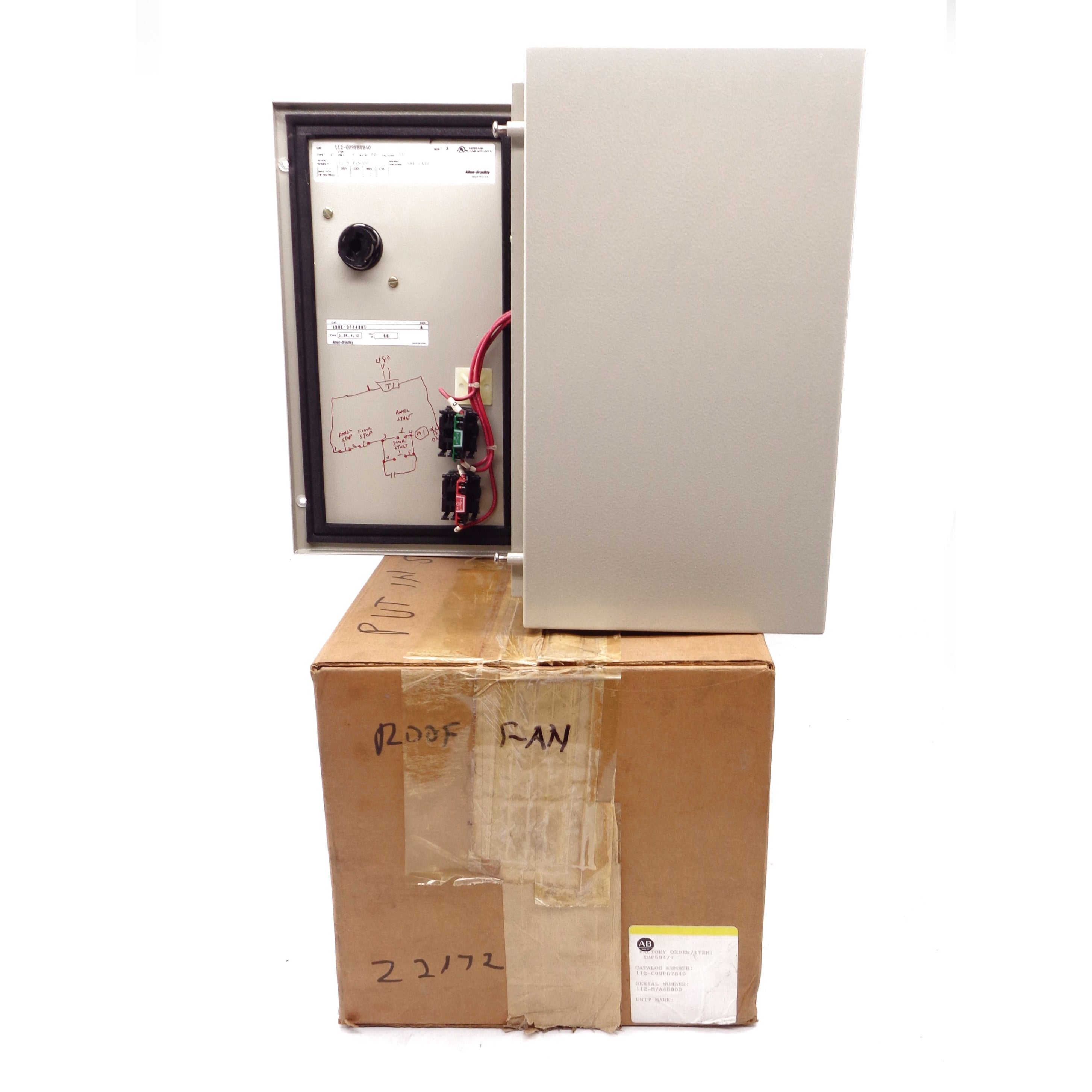 ALLEN BRADLEY 112-C09FBTB40 SER. A (BR/YL) NSMP