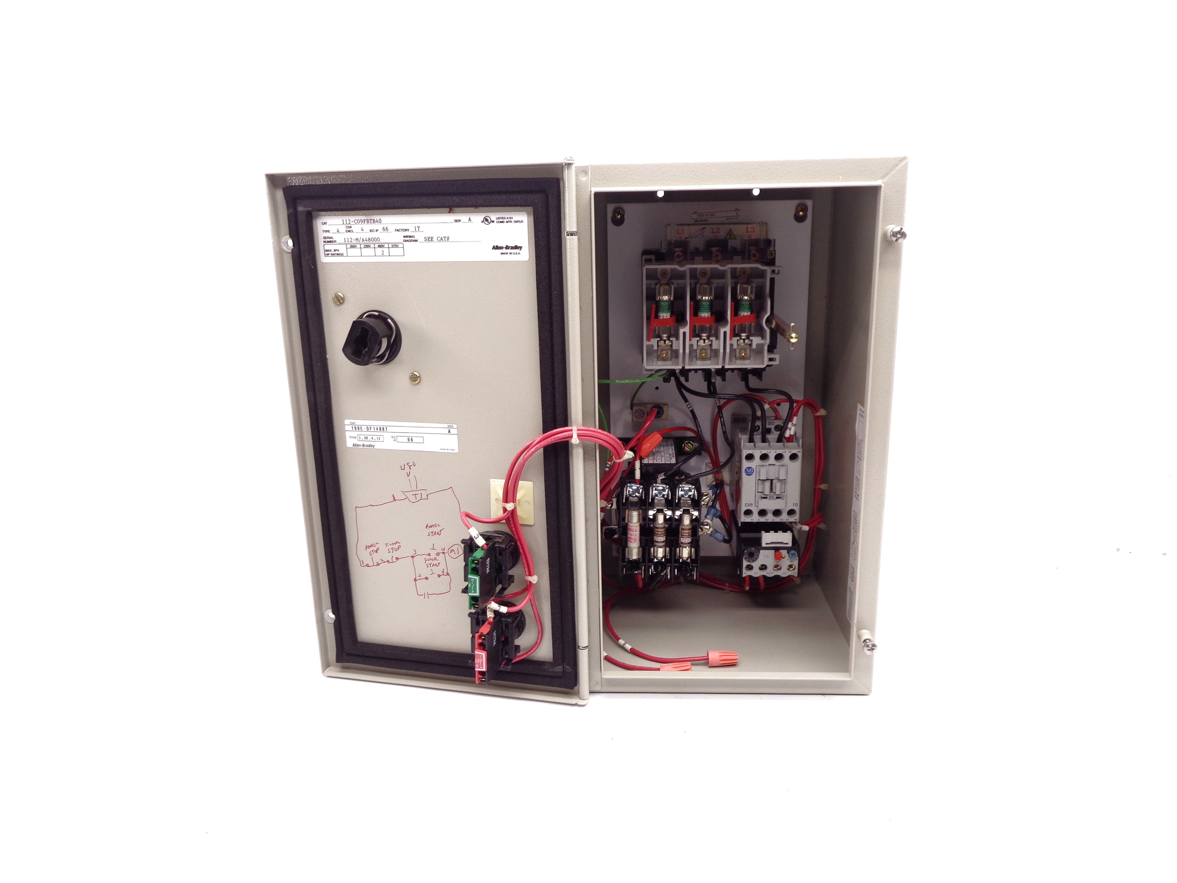 ALLEN BRADLEY 112-C09FBTB40 SER. A (BR/YL) NSMP