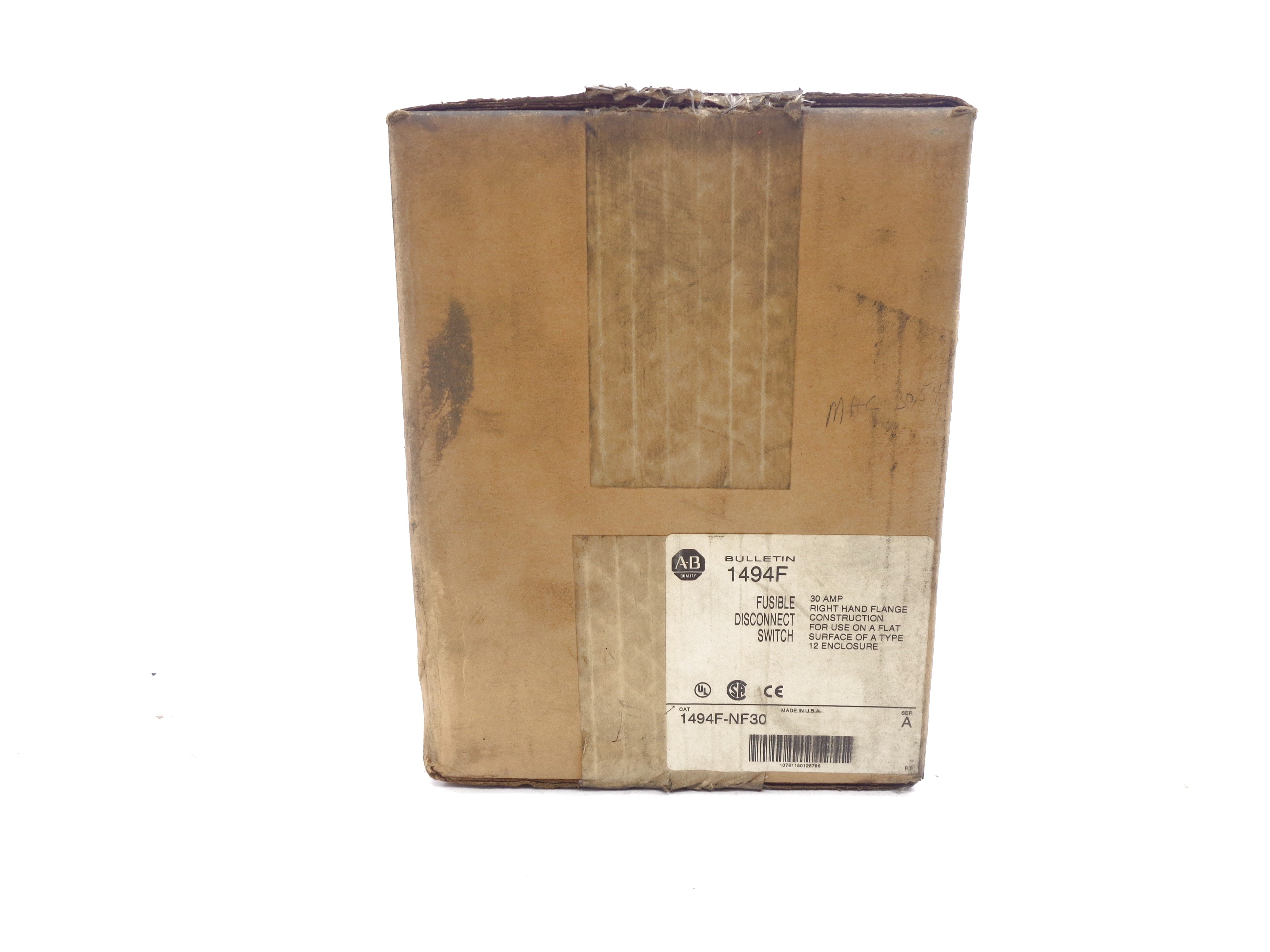 ALLEN BRADLEY 1494F-NF30 SER. A (BR/WH) NSFS