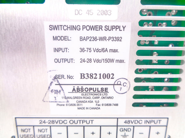 ABSOPULSE BAP236-WR-P3392 NSNP