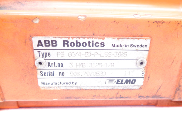 ABB PS60/4-50-P-LSS-3985 3HAB3125-1/9 UNMP