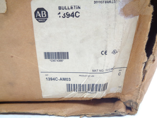 ALLEN BRADLEY 1394C-AM03 SER. C NSMP