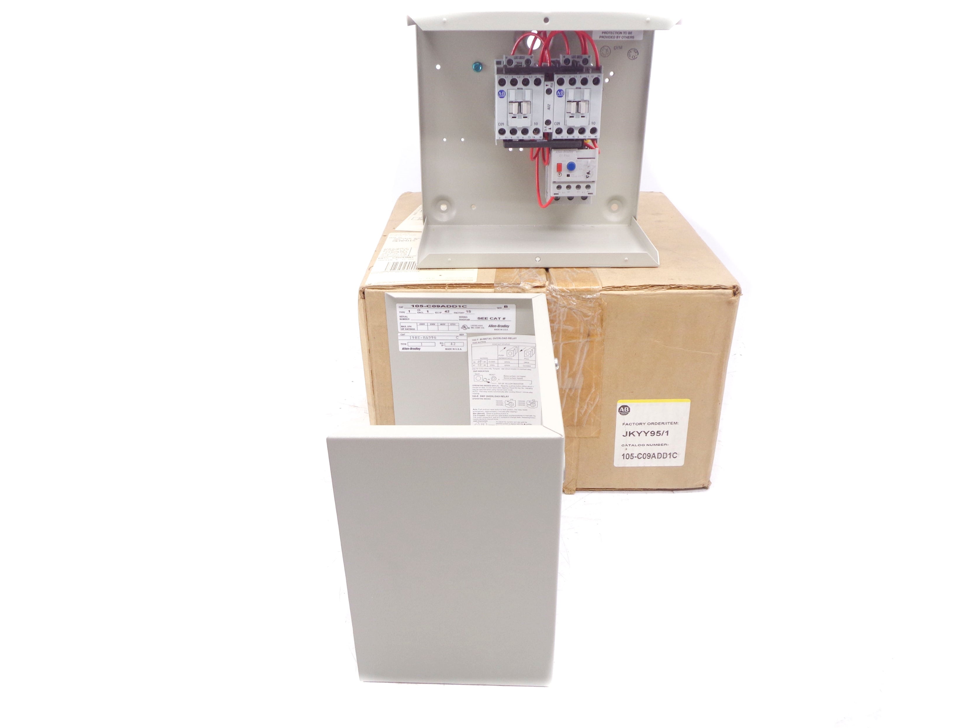 ALLEN BRADLEY 105-C09ADD1C SER. B (BR/YL) NSMP