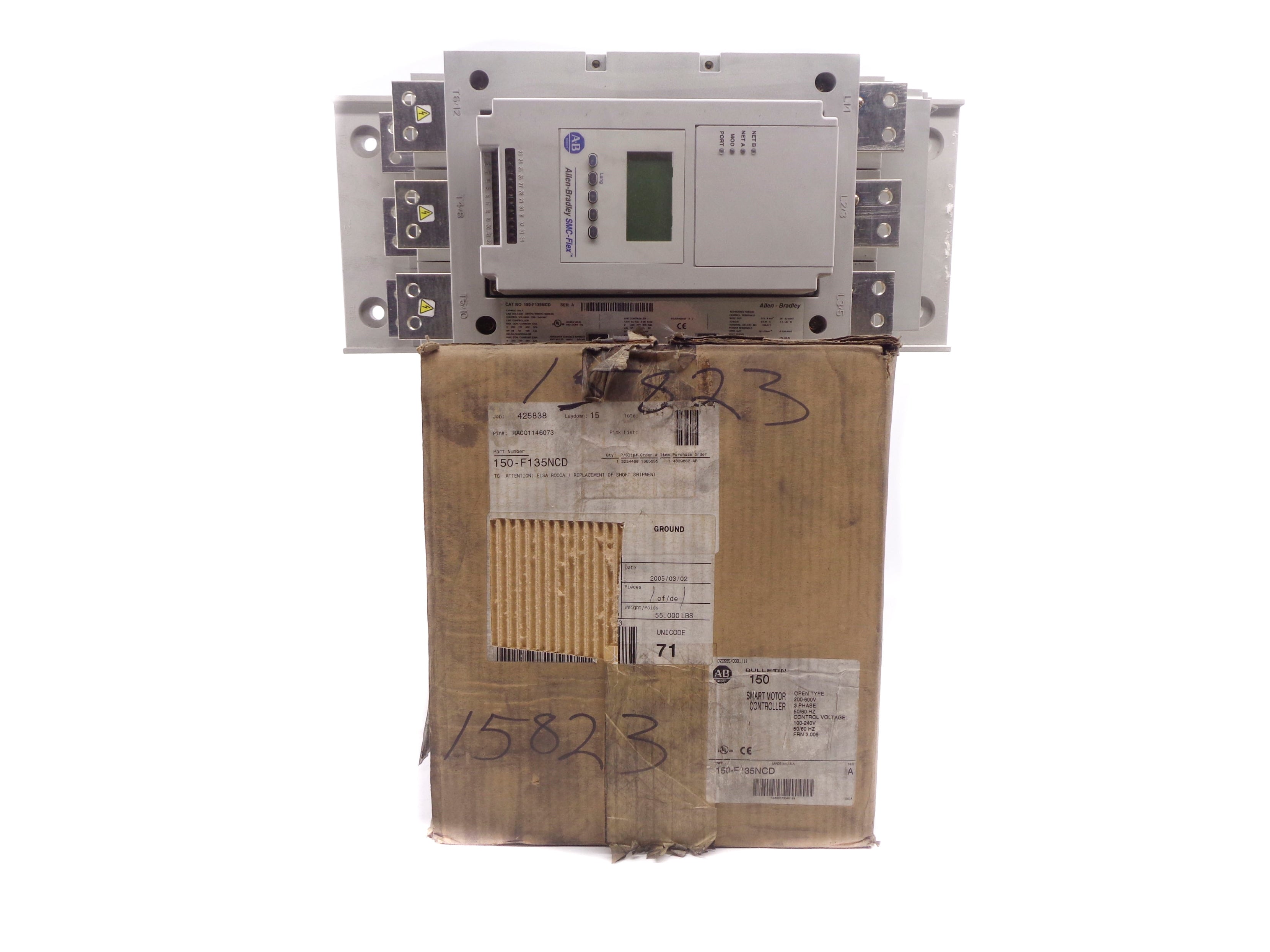 ALLEN BRADLEY 150-F135NCD SER. A F/W 3.006 (BR/WH) NSMP