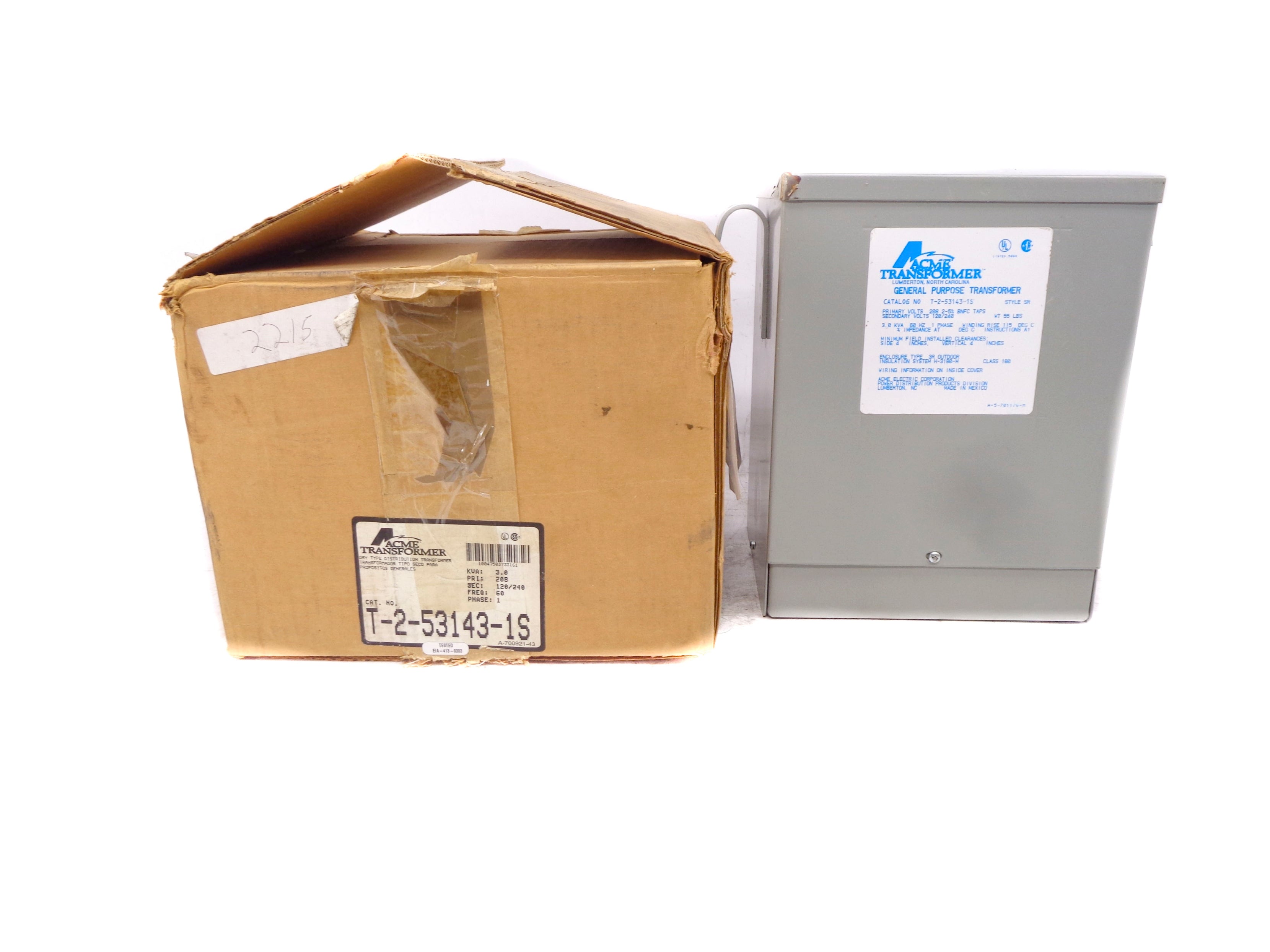 ACME TRANSFORMER T-2-53143-1S NSMP