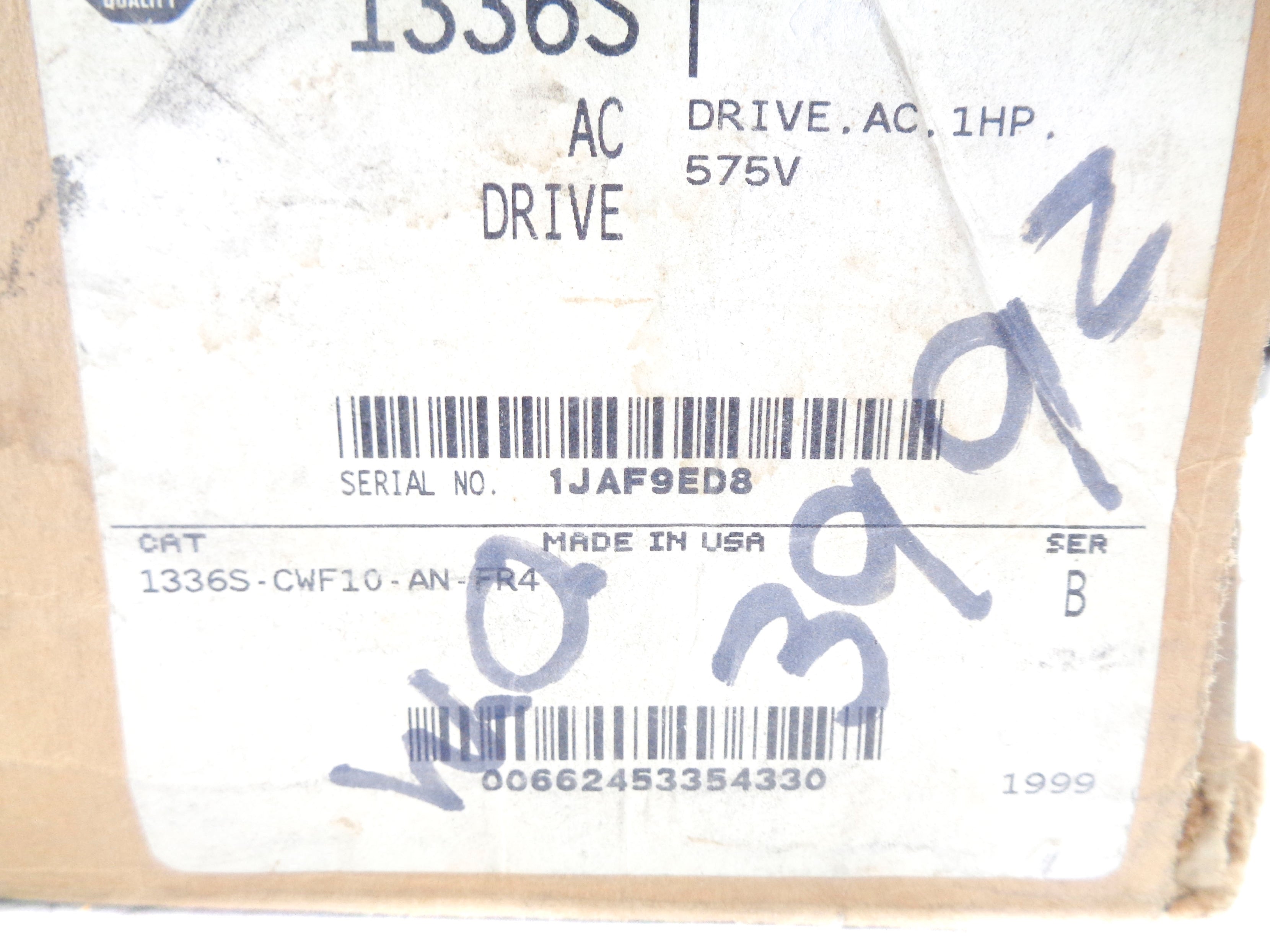 ALLEN BRADLEY 1336S-CWF10-AN-FR4 SER. B NSMP