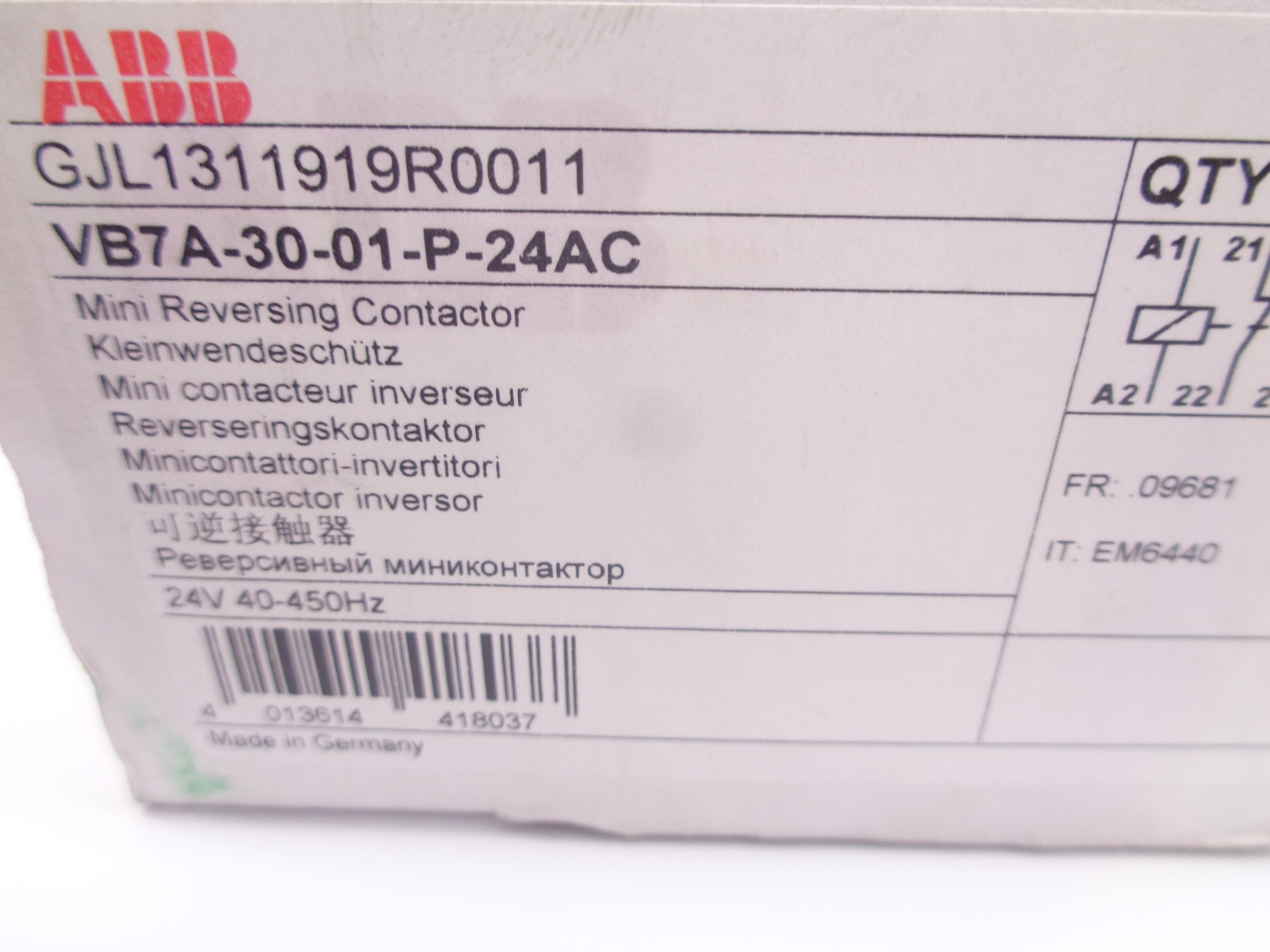 ABB VB7A-30-01-P-24AC 24V (PKG OF 5) NSMP