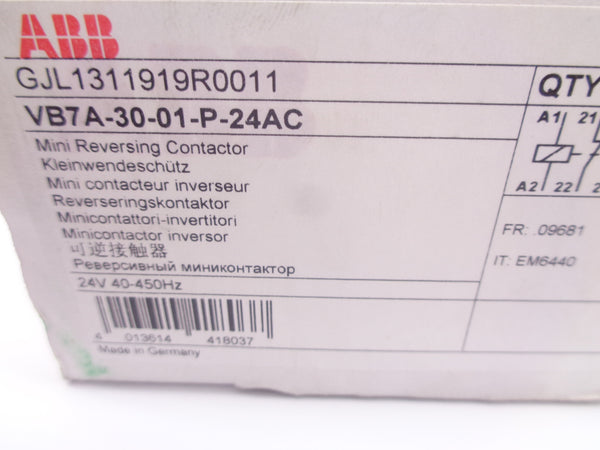 ABB VB7A-30-01-P-24AC 24V (PKG OF 5) NSMP