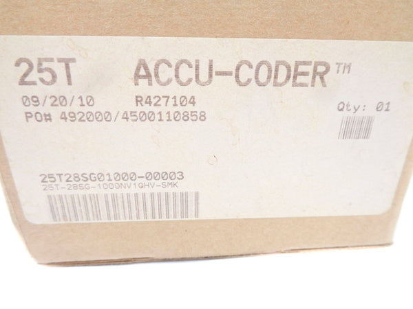 ACCU-CODER 25T-28SG-100NV1QHV-SMK NSMP