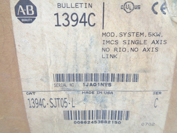 ALLEN BRADLEY 1394C-SJT05-L SER. C F/W V3.9 NSMP