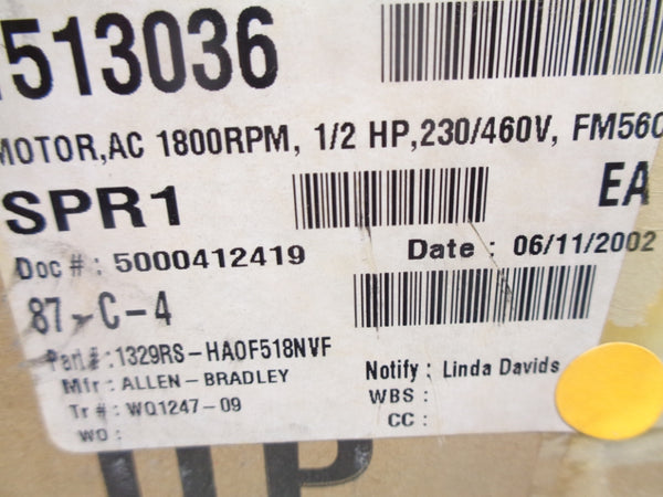 ALLEN BRADLEY 1329RS-HA0F518NVF NSMP