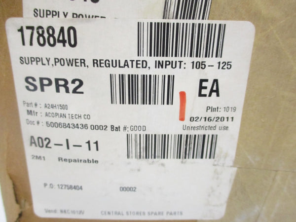 ACOPIAN A24H1500 (AS PICTURED) NSMP