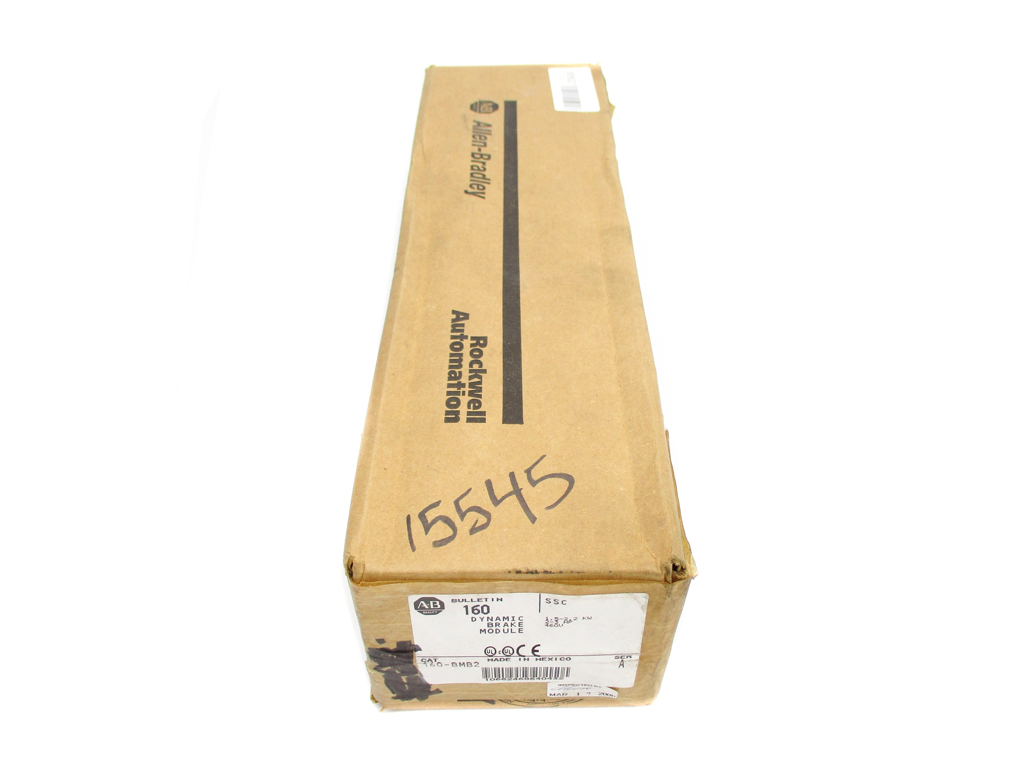 ALLEN BRADLEY 160-BMB2 SER. A 460V (BR/WH) NSFS