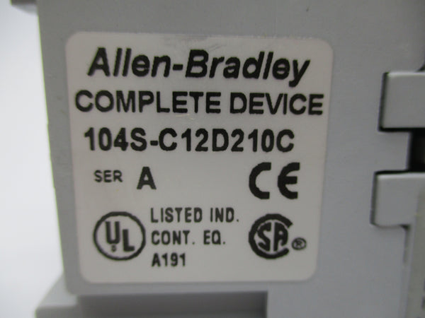 ALLEN BRADLEY 104S-C12D210C SER. A 110/120V NSNP