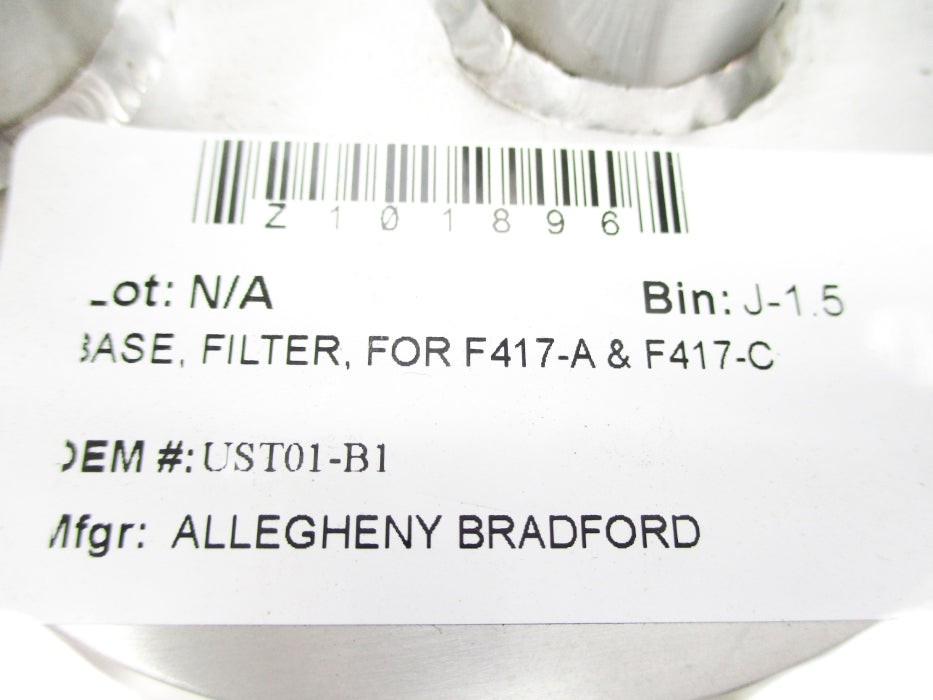 ALLEGHENY BRADFORD UST01-B1 NSNP