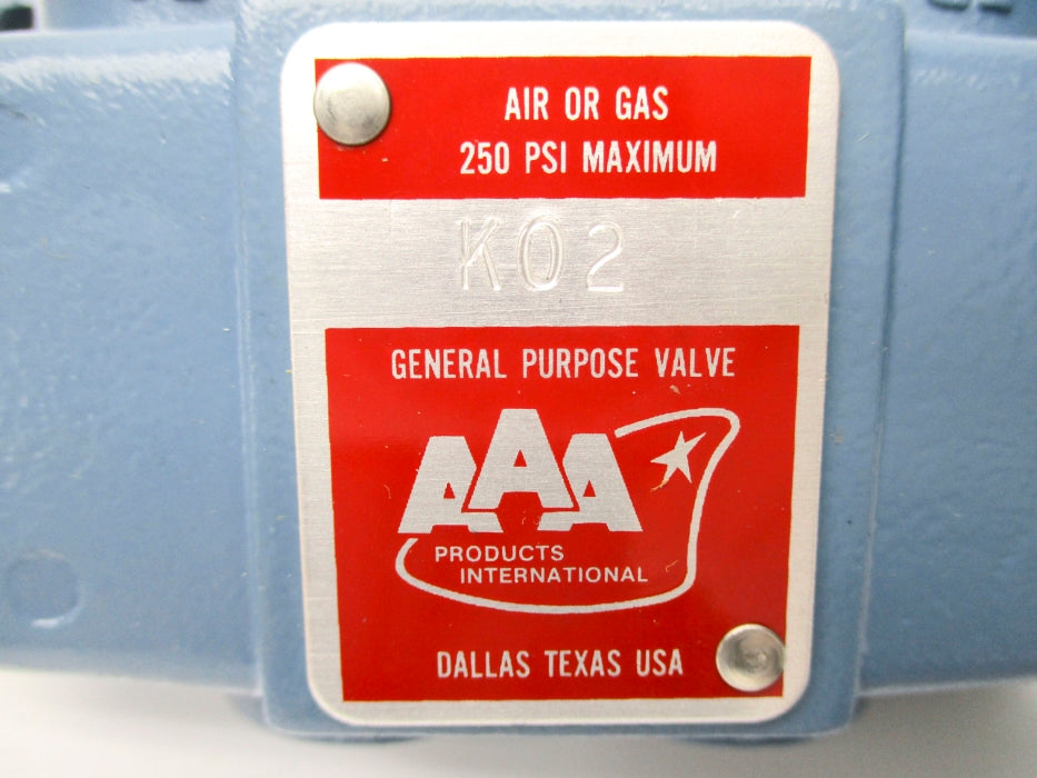 AAA PRODUCTS INTERNATIONAL K02 250PSI NSNP