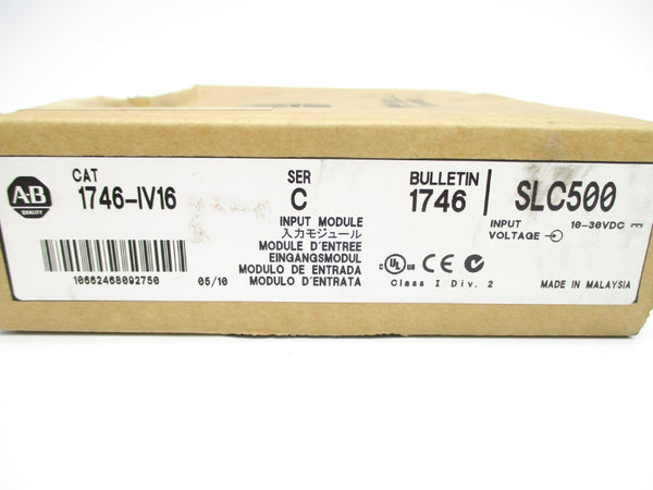 ALLEN BRADLEY 1746-IV16 SER. C DATE: 2010 NSFS