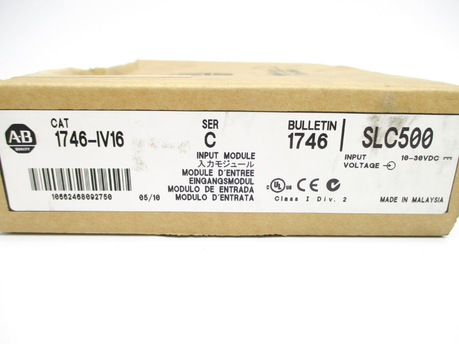ALLEN BRADLEY 1746-IV16 SER. C DATE: 2010 NSFS