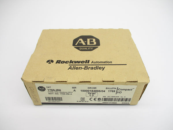 ALLEN BRADLEY 1769-IR6 SER. A F/W 1.3 DATE: 2015 NSFS