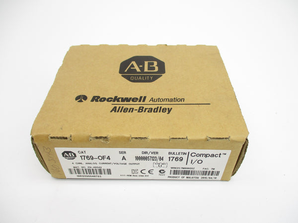 ALLEN BRADLEY 1769-OF4 SER. A F/W 1.1 DATE: 2015 NSFS
