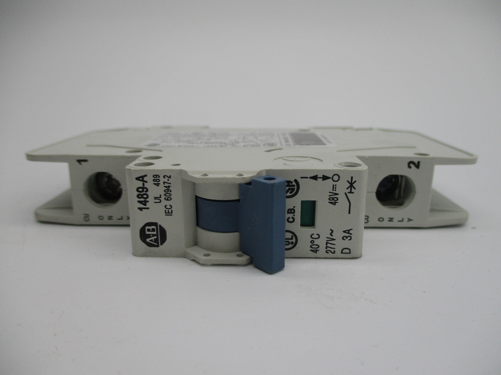 ALLEN BRADLEY 1489-A1D030 SER. A 3A 277VAC (PKG OF 2) NSMP