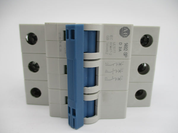 ALLEN BRADLEY 1492-SPM3D030 SER. D 277VAC 3A NSMP