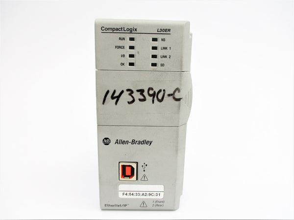 ALLEN BRADLEY 1769-L30ER SER. A F/W 1.002 (AS PICTURED) NSNP
