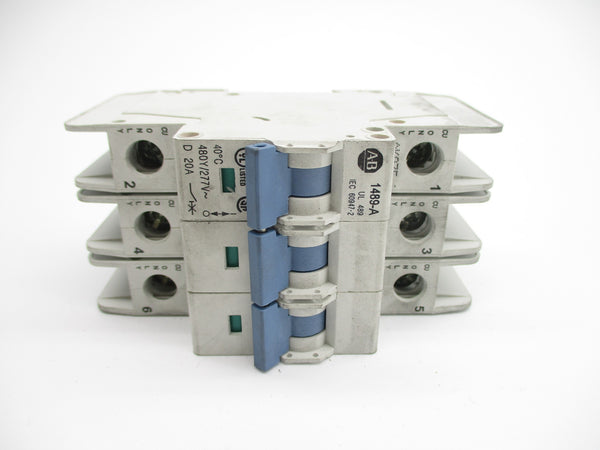 ALLEN BRADLEY 1489-A3D200 SER. A 20A 277V UNMP