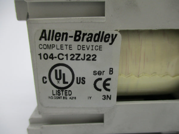 ALLEN BRADLEY 104-C12ZJ22 SER. B 24VDC UNMP