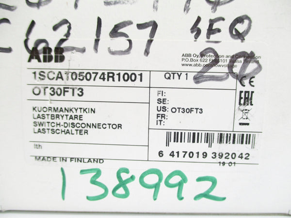 ABB 1SCA105074R1001 OT30FT3 NSMP