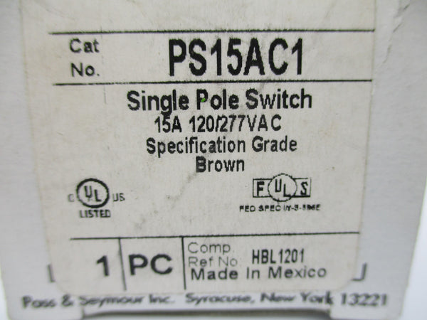 PASS & SEYMOUR PS15AC1 NSMP