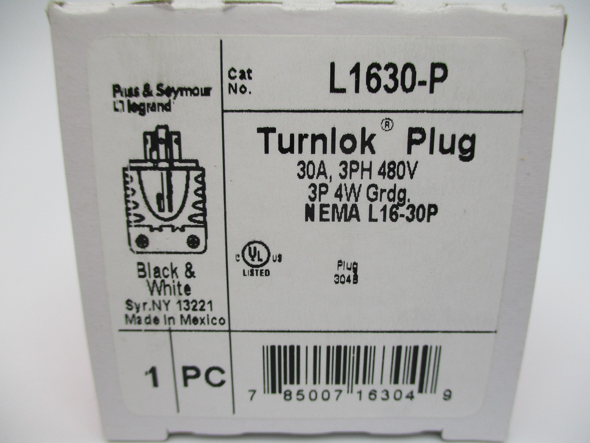 PASS & SEYMOUR L1630-P 480V 30A NSMP