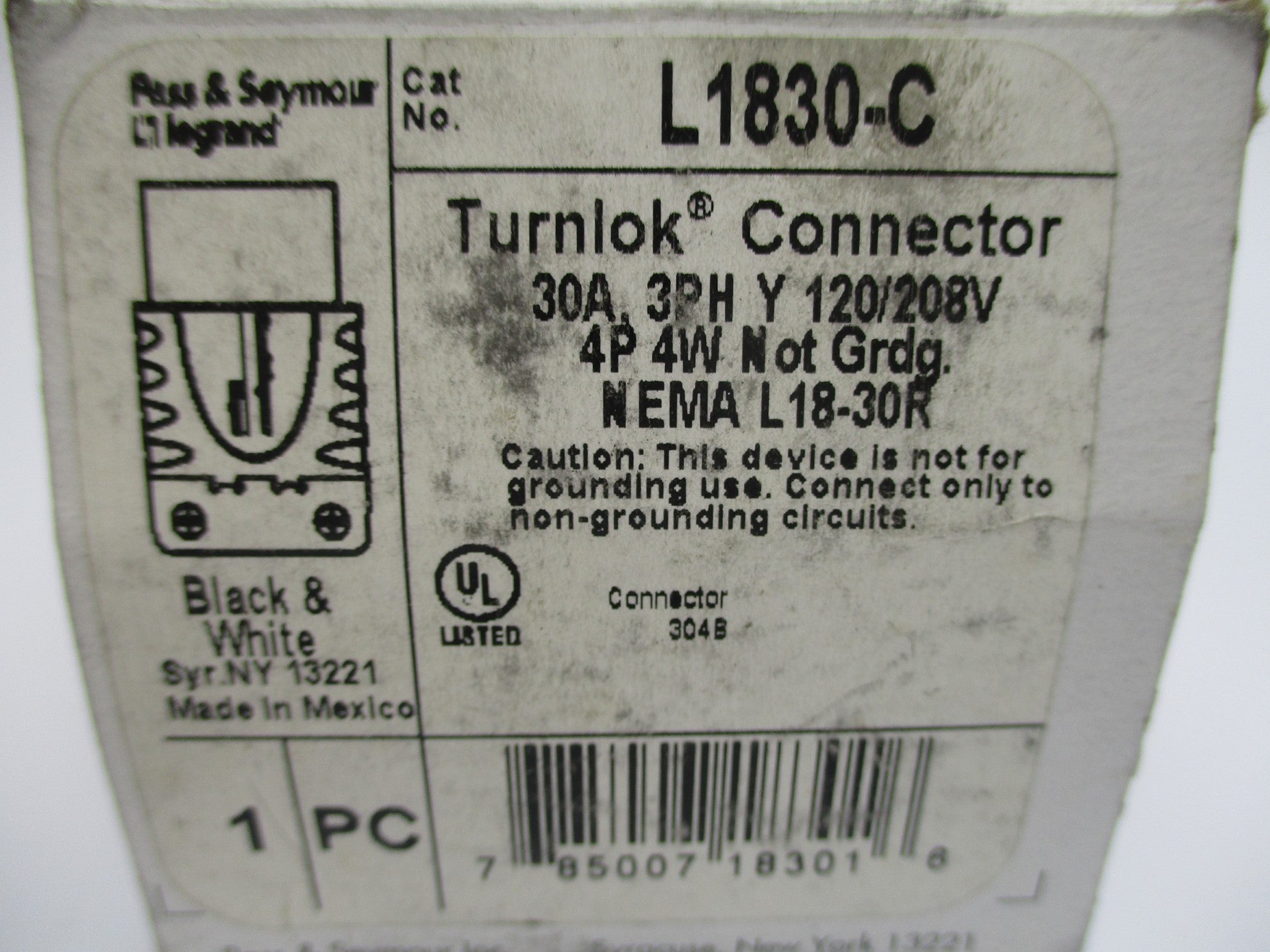 PASS & SEYMOUR L1830-C NSMP