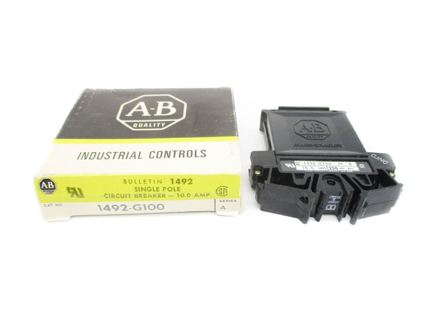 ALLEN BRADLEY 1492-G100 SER. A 250VAC 10.0A (BK/YL) NSMP