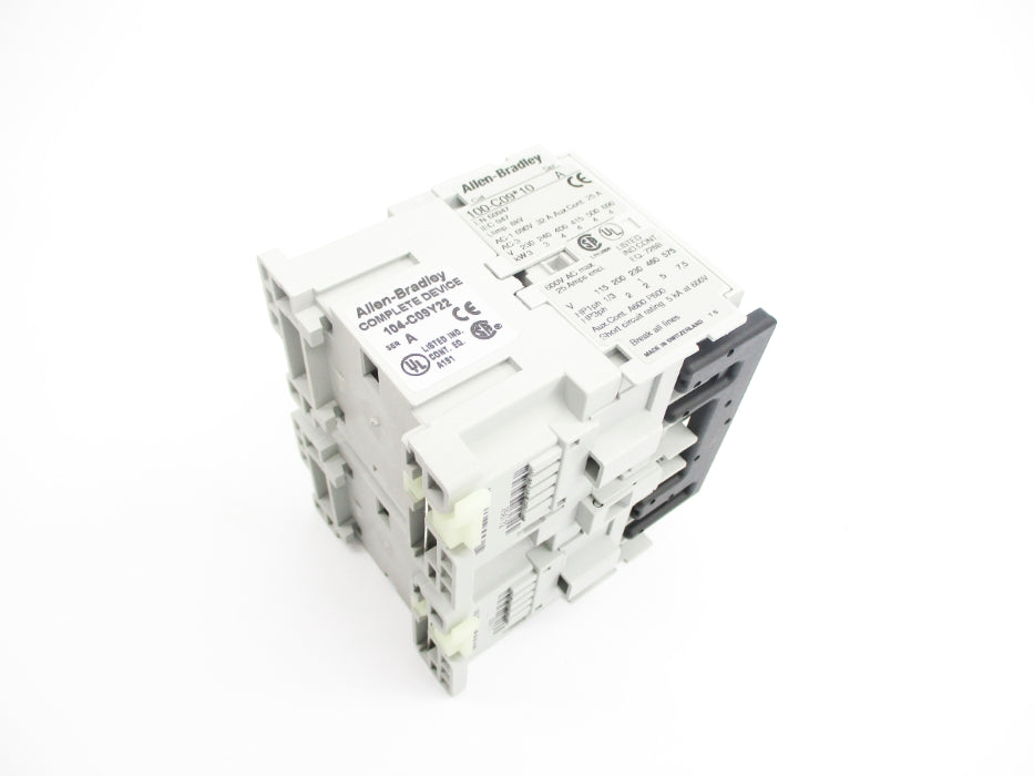 ALLEN BRADLEY 104-C09Y22 SER. A 48V (BR/WH) NSMP
