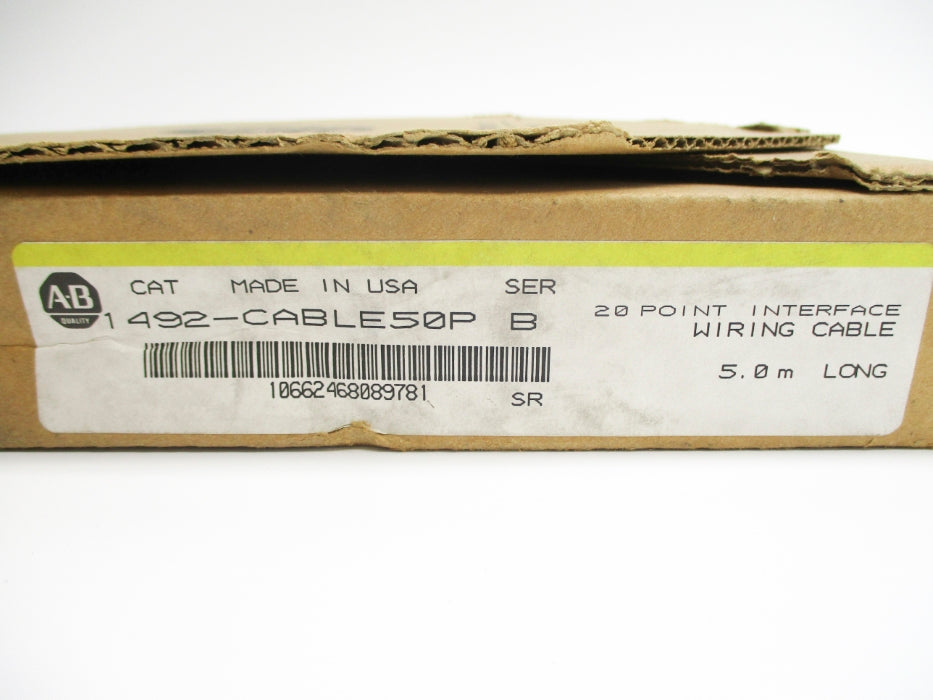 ALLEN BRADLEY 1492-CABLE50P SER. B (BR/YL) NSMP