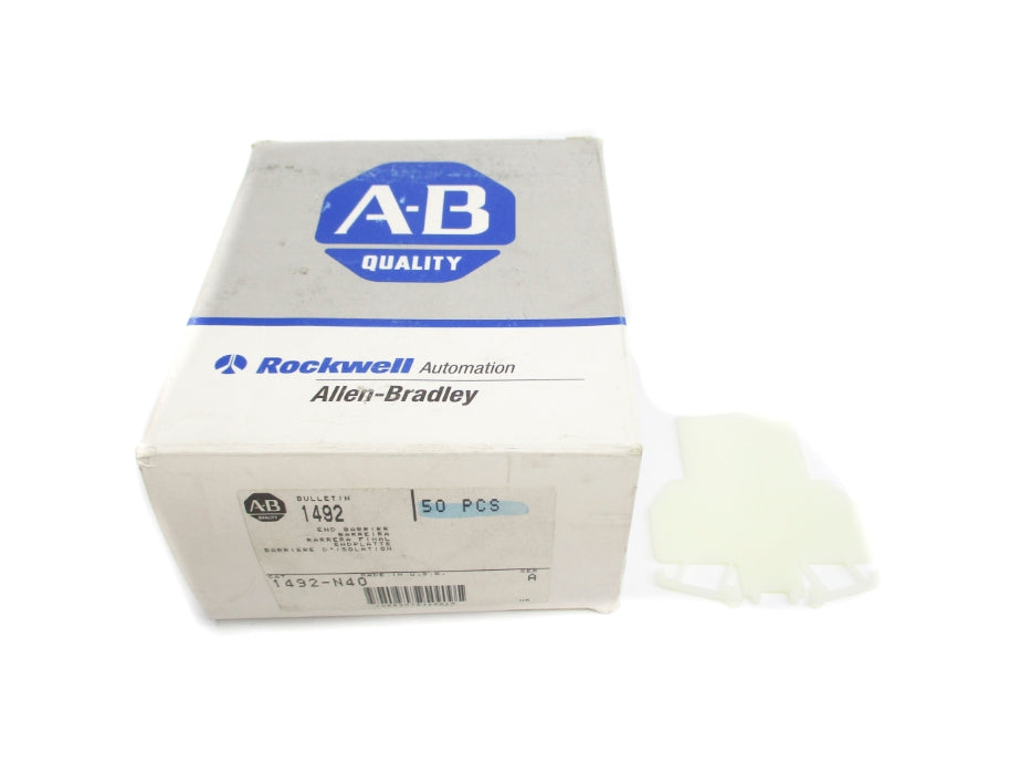ALLEN BRADLEY 1492-N40 SER. A (PKG OF 50) (GY/BL) NSMP