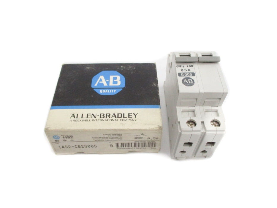 ALLEN BRADLEY 1492-CB2G005 SER. B 0.5A 480V NSMP