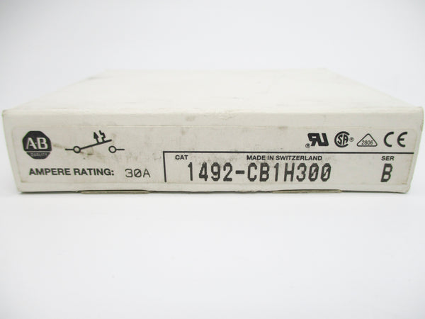 ALLEN BRADLEY 1492-CB1H300 SER. B 30A 277V NSMP