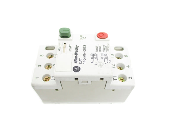 ALLEN BRADLEY 140-MN-0063 SER. D 690V 0.4-0.63A NSMP