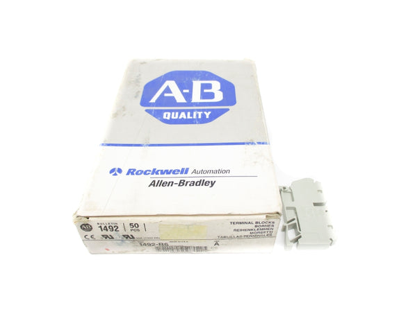 ALLEN BRADLEY 1492-R6 SER. A 50A (PKG OF 50) (GY/BL) NSMP