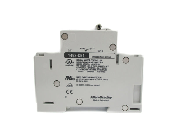 ALLEN BRADLEY 1492-CB1G060 SER. C 277VAC 6A (WH) NSMP