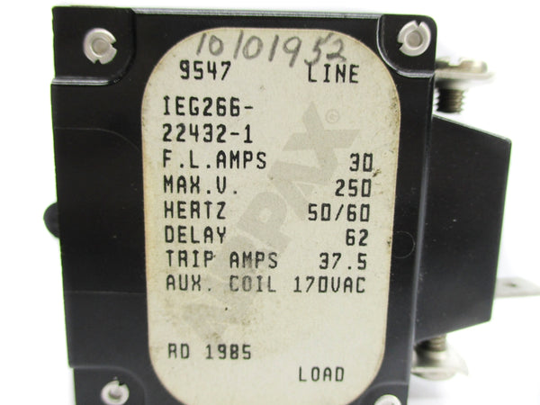 AIRPAX IEG266-22432-1 30A 250V NSNP