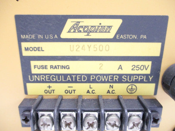 ACOPIAN U24Y500 NSNP