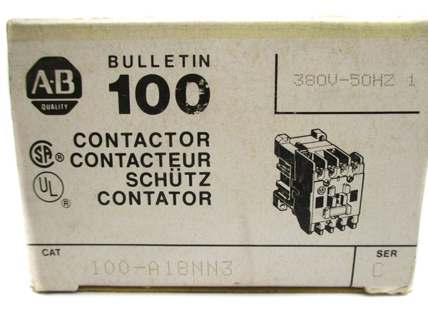 ALLEN BRADLEY 100-A18NN3 SER. C 380V (BK/YL) NSMP