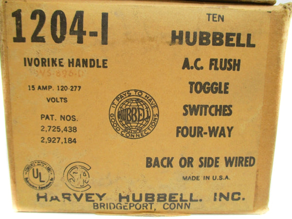 HUBBELL 1204-I (PKG OF 10) NSMP