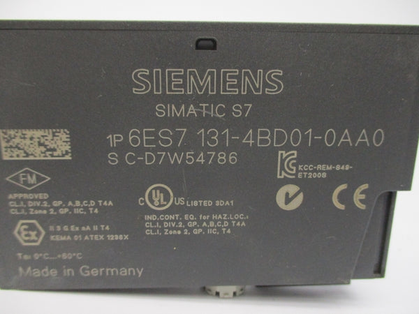 SIEMENS 6ES7131-4BD01-0AA0 24VDC NSNP