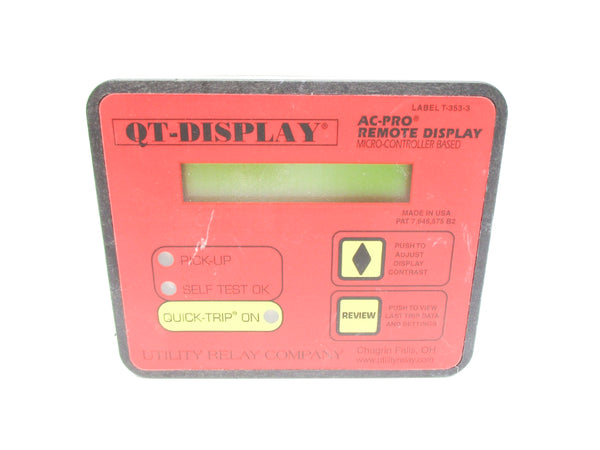 UTILITY RELAY COMPANY T-353-3 NSNP