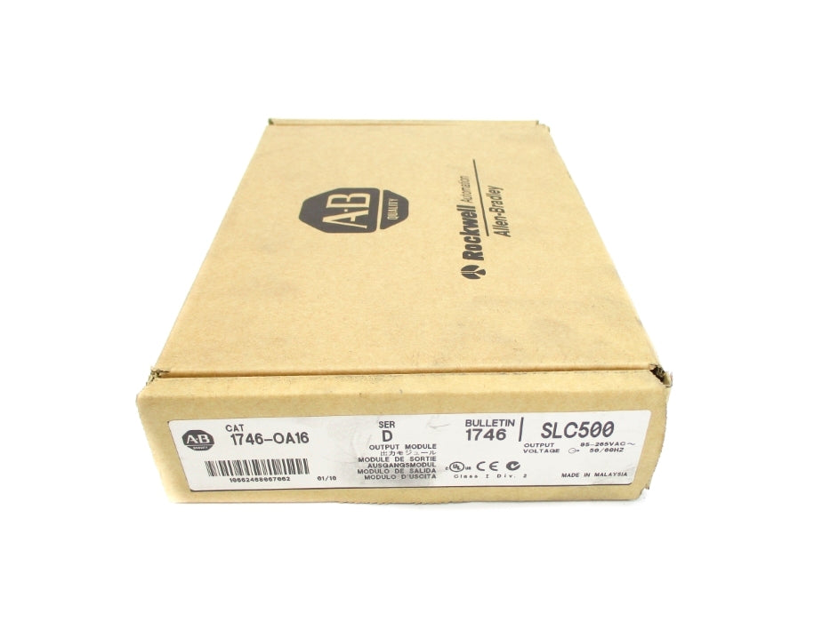 ALLEN BRADLEY 1746-OA16 SER. D 85-265VAC DATE: 2010 NSFS